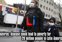 Coronavirus: disease could lead to poverty for 29 million people in Latin America .